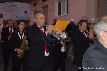  Procesión sin presencia policial en Ojos de Garza (Foto TA)